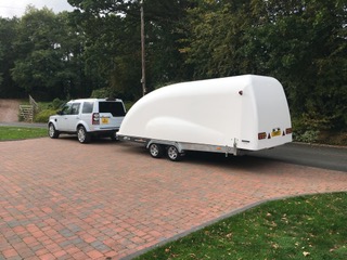 Classic Car Storage UK trailer for vehicle transportation.