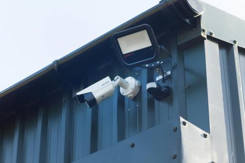 CCTV Security Cameras at Classic Car Storage UK. 