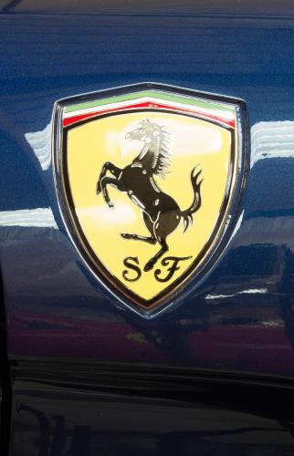 Ferrari badge. 