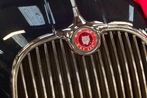 Jaguar XK 150 badge.